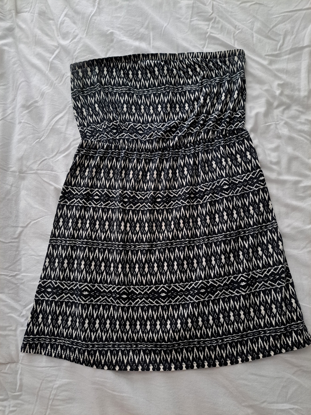 Strapless Tribal Print Mossimo Dress
